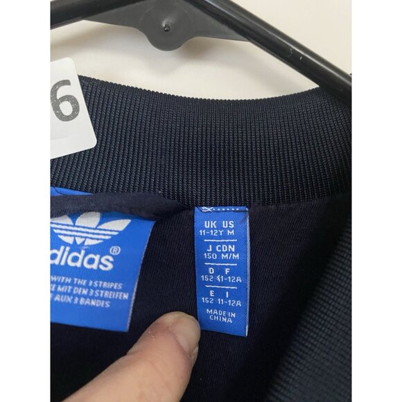 Adidas Floral Satin Bomber Jacket 11-12 Youth Girls Medium Multicolored READ - Picture 12 of 16